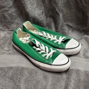Green Canvas Women's Sneakers